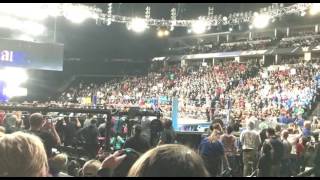 SmackDown Live  Entrances For Dean Ambrose AJ Styles and James Ellsworth [upl. by Frye]