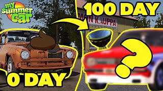 100 DAYS IN MY SUMMER CAR  My Summer Car [upl. by Meingoldas]