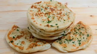 Oh my They are tasty bread Ready in 10 minutes No oven needed [upl. by Airdnaxila654]