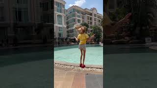 Best game play at swimming pool Funny family play games shorts [upl. by Verdha]