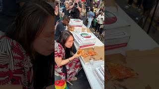 Pizza Eating Contest 🍕 New Haven Apizza Feast 🍕 [upl. by Nerissa454]