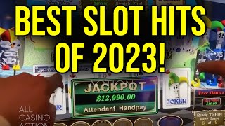 BEST SLOT HITS AND JACKPOTS OF 2023 [upl. by Pernas]