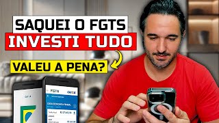 Como sacar o FGTS em 5 MINUTOS  Vale a Pena Antecipar o FGTS [upl. by Entirb]