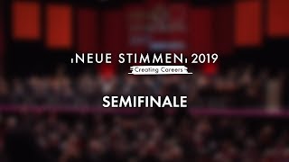 NEUE STIMMEN 2019  Semifinale [upl. by Qifahs]