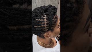 Loc updo style locs locjourneybegins embrace 1yearvisuallocjourney locgoals [upl. by Ialokin]