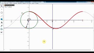 Tạo chuyển động hình Sin trong Geometers Sketchpad [upl. by Esli]