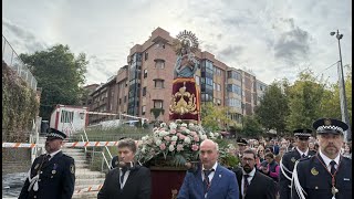 La Virgen del Pilar esquiva la lluvia y brilla con fuerza en La Pilarica [upl. by Nylzaj]