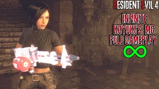 INFINITE KOYUKI MG ONLY Full Gameplay  Resident Evil 4 Remake Separate Ways [upl. by Jesus]