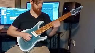 Legator N8FOD Arctic Blue  8 String Guitar DjentMetal [upl. by Neeloj550]