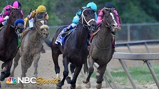 Preakness Stakes 2019 FULL RACE jockey John Velazquez thrown from horse  NBC Sports [upl. by Anibla909]