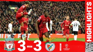 HIGHLIGHTS Liverpool 33 Benfica  FIRMINO amp KONATE BOOK A PLACE IN THE SEMIS [upl. by Oek]