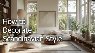 How to Decorate Modern Scandinavian Interior Design Style  10 MustKnow Tips for 2024 [upl. by Kristopher]