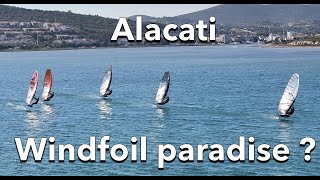 Alacati Foil Paradise few days before the PWA youth [upl. by Huxham]