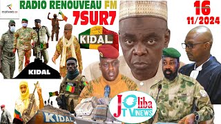 Emission 7SUR7 de la RADIO RENOUVEAU FM du 16 NOVEMBRE 2024 [upl. by Ahsiekahs]