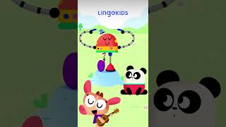 HEAD SHOULDER KNEES and TOES 👋 Dance with babybot and Lingokids nurseryrhymes forkids [upl. by Havener]