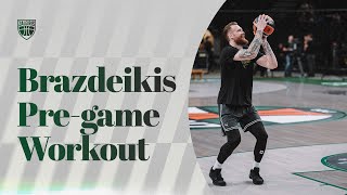 How Ignas Brazdeikis Prepares for the Game [upl. by Aviv596]