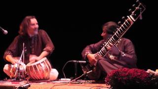 Ustad Shahid Parvez sitar  raag charukeshi  Denis Kucherov on tabla [upl. by Eveline]