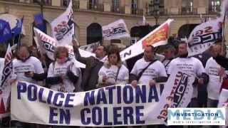 La Révolte de milliers de Policiers à Paris place Vendôme [upl. by Inattyrb]