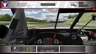 iRacing Andrew Navarro NASCAR Xfinity  Road America [upl. by Arevle384]