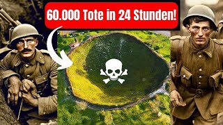 😱 Unfassbares Ereignis im Weltkrieg Warum starben tausende Soldaten am LochnagarKrater [upl. by Ayardna]