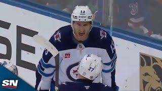 Jets Gabriel Vilardi Starts And Finishes Beautiful Passing Play vs Rangers [upl. by Nodnarbal]