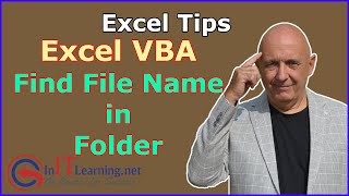 Excel Macro and VBA Extract the filename of a file in a Folder [upl. by Vaenfila603]