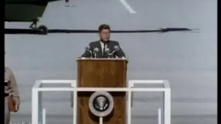 June 5 1963  President John F Kennedys speech at the Missile Range White Sands New Mexico [upl. by Hanover]