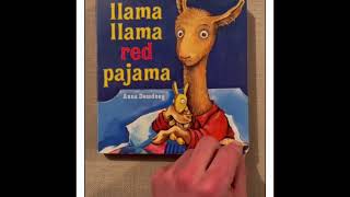 ReadtoChildrenILama ILama Red Pyjama by Anna Dewneg readaloud rap fun learning [upl. by Kciregor756]