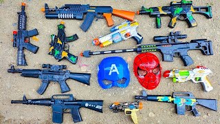 Collecting Sniper Rifles and AK47 Guns Shotgun M416 Gun Pistol Light Guns Water Gun Optimus Prime [upl. by Ytissahc]