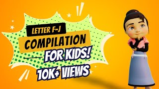 Compilation  Alphabet Song Compilation  Cartoons for Babies  Alphabet FJ [upl. by Ettenim]