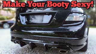 Install a Rear Diffuser on Your Mercedes [upl. by Ticknor]