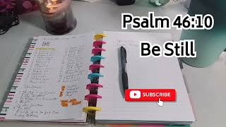 April 5 2024  Scripture Writing Plan  Psalm 4610  Be Still [upl. by Anirtruc284]