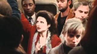 Elaine on the subway scene Seinfeld 3x13 [upl. by Nodnahs]