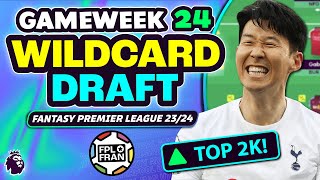 FPL GW24 WILDCARD DRAFT  RANK 1249  Fantasy Premier League 2324 [upl. by Stewart]