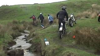 Yorkshire Classic MCC pre 65 Motorcycle Trial Keighley Gate 060414 [upl. by Nnaeitak]