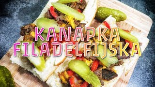 Kanapka filadelfijska  CheeseSteak 🧀🐄  przepis jak zrobić [upl. by Indnahc]