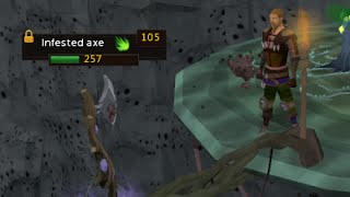 DarkScape progress 3  Infested axes  22K XP per kill [upl. by Carl]