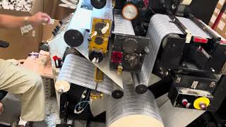 Rotoflex VSI 330 13quot Slitter Rewinder 2131 from gb Flexo Equipment [upl. by Mickie65]