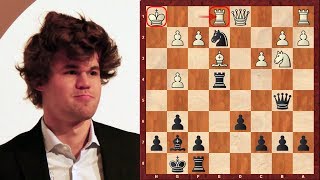 Is Magnus Carlsen the Greatest Chess Player of all Time vs Hammer 2003  Anastasias Mate [upl. by Yelsnya]