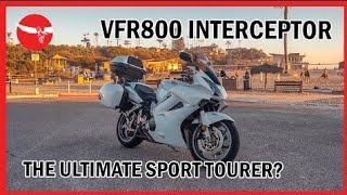 Honda VFR800 a COMPLETE owners Review of my 6th Generation INTERCEPTOR Including OEM Luggage in 4K [upl. by Oirasec287]