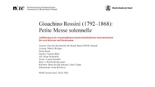 Gioachino Rossini 1792–1868 Petite Messe solennelle [upl. by Anneirb661]