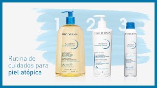 Rutina de Cuidado para Piel Atópica  BIODERMA PielAtópica [upl. by Sidwell]