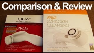 Clarisonic Mia vs Olay ProX Advanced Cleansing System ComparisonReview [upl. by Hertz]