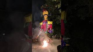 Dhoti wala Ravan ka Dahan dussehra ravandahan ravan [upl. by Say607]