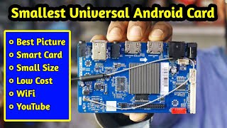 Smallest Universal Smart Android Board for LED TV Monitor and Laptop Screen HKV352RC A10 [upl. by Leahcimnoj]