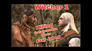 KIlling The salamandra boss in The witcherWitcher 1 Enhanced edition [upl. by Ativak334]