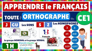 Apprendre toute lorthographe de CE1 [upl. by Mychael]