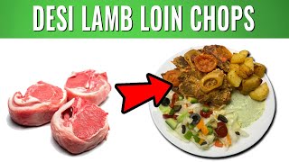 DESI STYLE LAMB LOIN CHOPS Kashmiri Spice Mix [upl. by Steinway284]