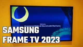 Unboxing and installling Samsung 32quot The Frame QLED TV with Art Mode LS03C 2023 [upl. by Longtin155]