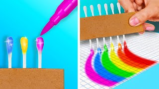 Genius Painting Techniques for Beginners Paint amp Draw Like a Pro by 123 GO Like [upl. by Ainattirb]